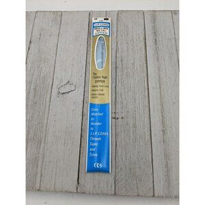 Vintage J&P Coats Dress or Neck Metal Zipper 12" Ciel Blue 3